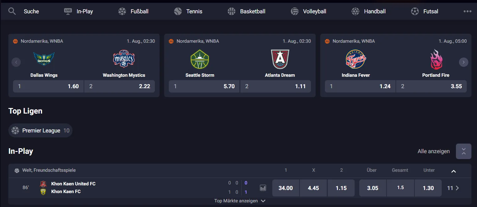 Sportwetten aphrodite